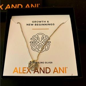 Alex and Ani Path of Life Sterling Silver necklace